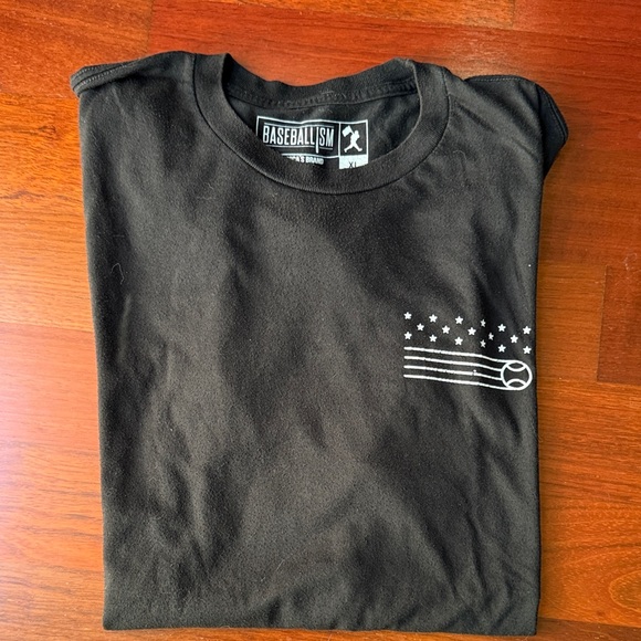 Baseballism Black Men's Shirt - Picture 1 of 3